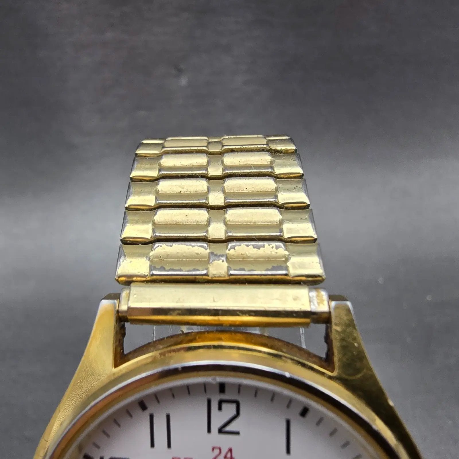 Bulova Railroad Approved Watch Men 36mm White Dial Gold Tone Daydate New Battery4