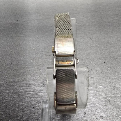 Seiko Watch Women 15mm Gold Dial Gold Tone Oval 11-3089 VTG Mechanical Works7