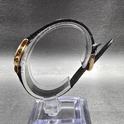 Seiko Watch Women 20mm White Dial Gold Tone Round 2Y00-0A10 New Battery VTG JP236