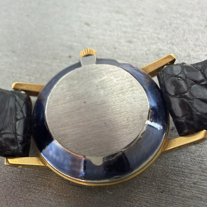 Omega De Ville Watch Women 24mm Gold Dial Gold Tone Round Manual Wind Runs VTG9