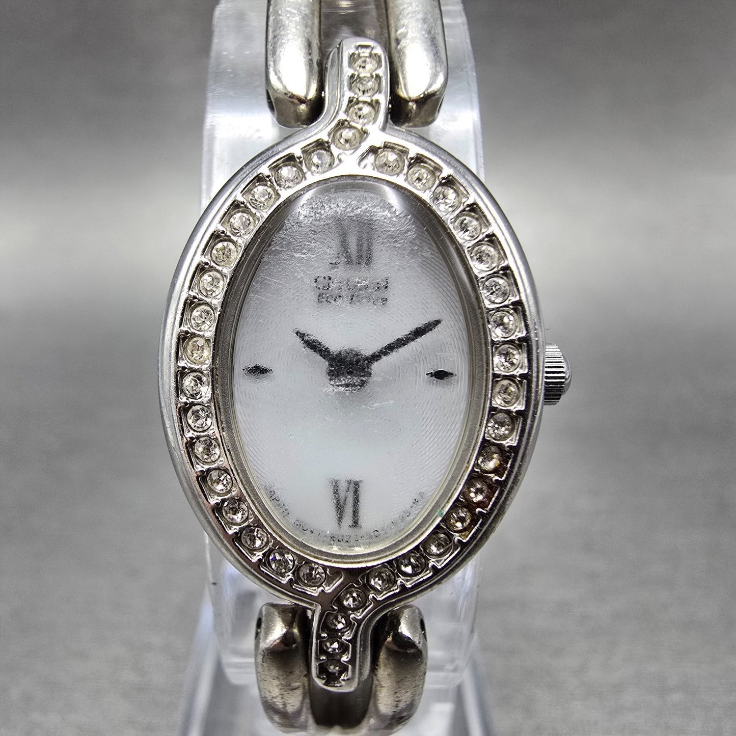 Citizen Eco-Drive Watch Women 18mm White Dial Silver Tone B023-S021910 Runs0