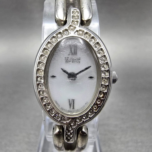 Citizen Eco-Drive Watch Women 18mm White Dial Silver Tone B023-S021910 Runs0