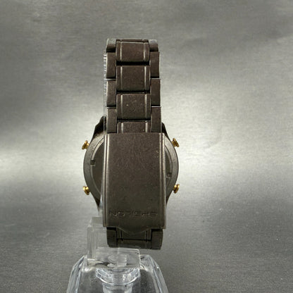 Seiko ALBA Epilon Watch Men 40mm Analog Digital Alarm Chrono V085-0020 New Batt7