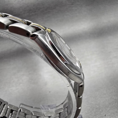 Seiko Exceline Watch Women 26mm White Dial Two Tone Round 2J31-0A00 New Battery3