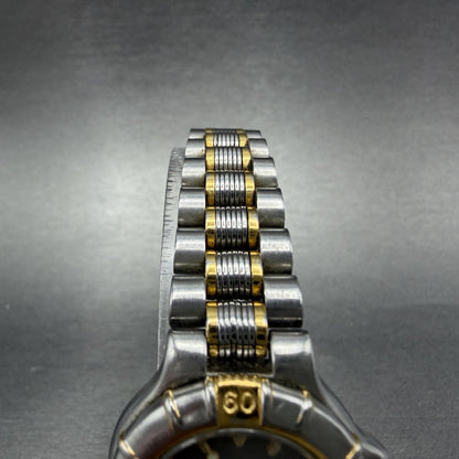 Bulova Marine Star Watch Women 27mm Gray Dial Two Tone Date  New Batt4