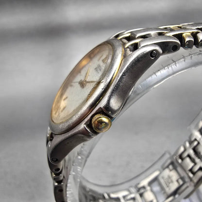 Citizen Elegance Watch Women 24mm White Dial Two Tone Round 5930-H06867 New Batt2
