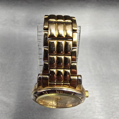 Citizen Watch Women 24mm Champagne Dial Gold Tone Date 6010-K06878 New Battery4