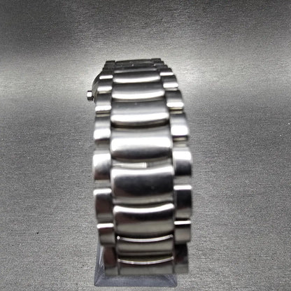 Coach Watch Men 34mm White Dial Silver Tone Date Round W516 New Battery7