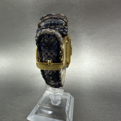 Invicta Lupah Watch Women 29mm MOP Dial Gold Tone Oval 5605 New Battery Blue7