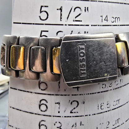 Tissot PRX Watch Women 27mm White Dial Two Tone Date Round P440 PARTS11