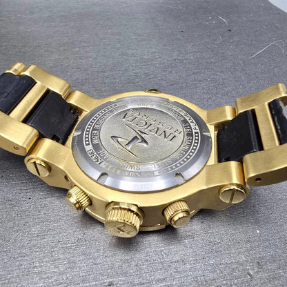 Invicta Reserve Ocean Reef Chronograph Watch Men 46mm MOP Dial Black Gold  READ!10