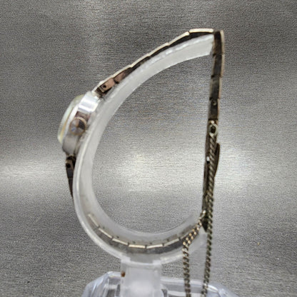 Seiko Solar Watch Women 14mm White Dial Silver Tone Round 1081906