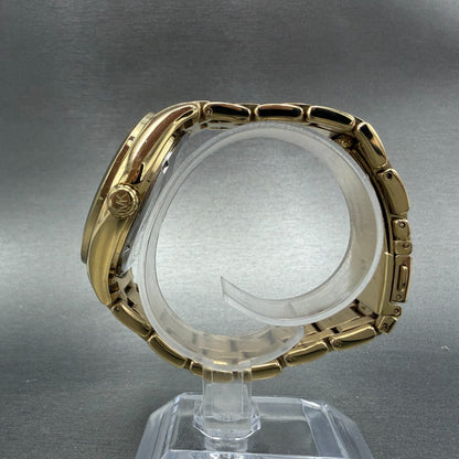 Michael Kors Watch Women 40mm MOP Dial Gold Tone Date Round MK-5310 New battery6