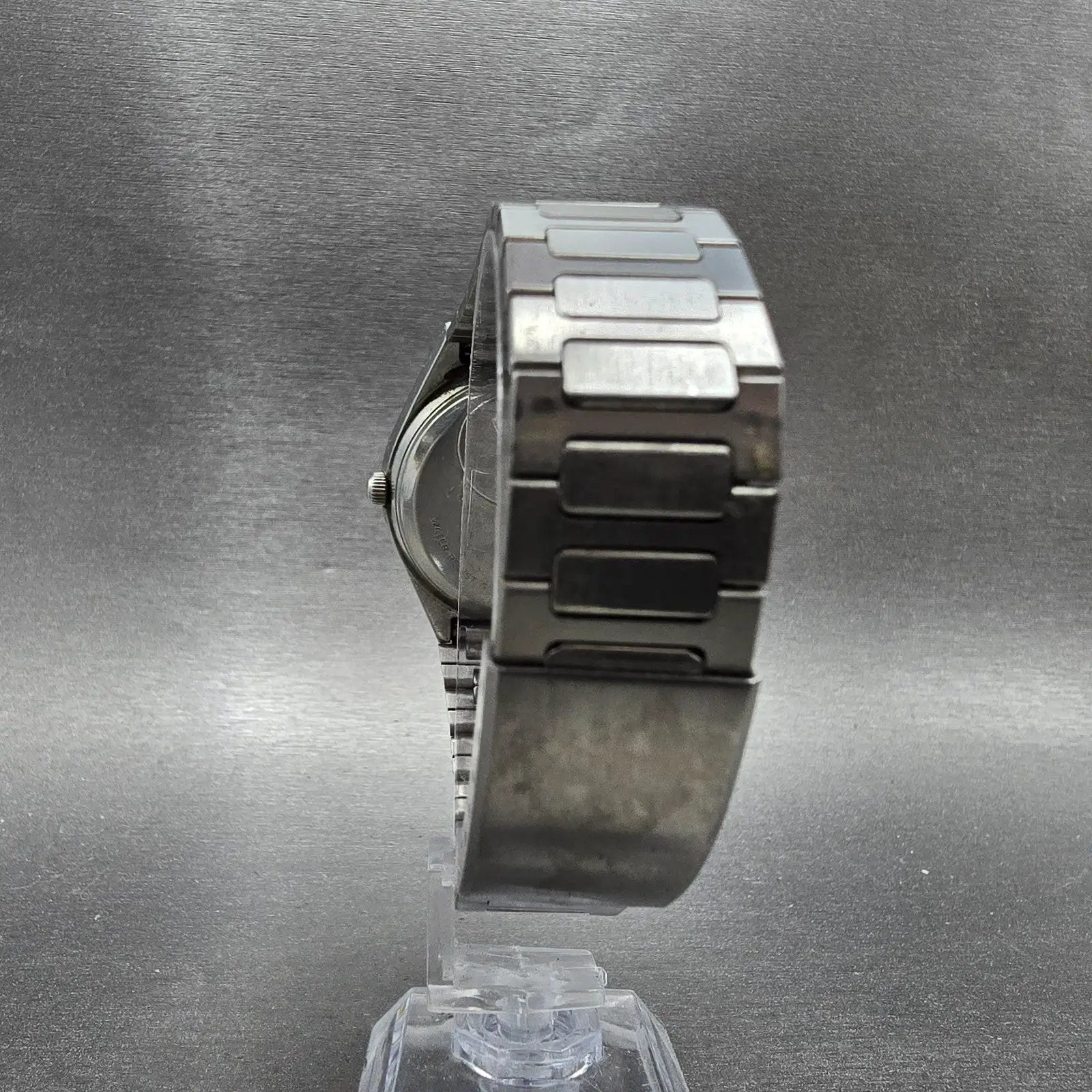Seiko Watch Men 36mm White Dial Silver Tone Date Round 0842-8070  PARTS8