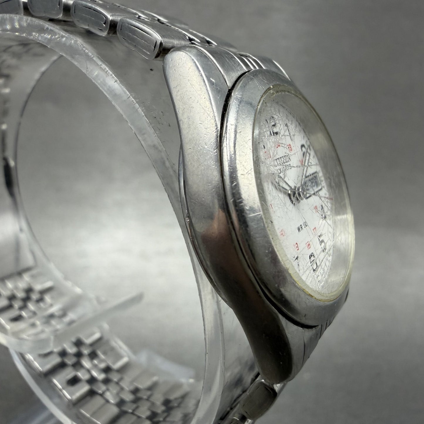 Citizen Watch Women 25mm White Dial Silver Tone Round 1002S029317 New Battery3