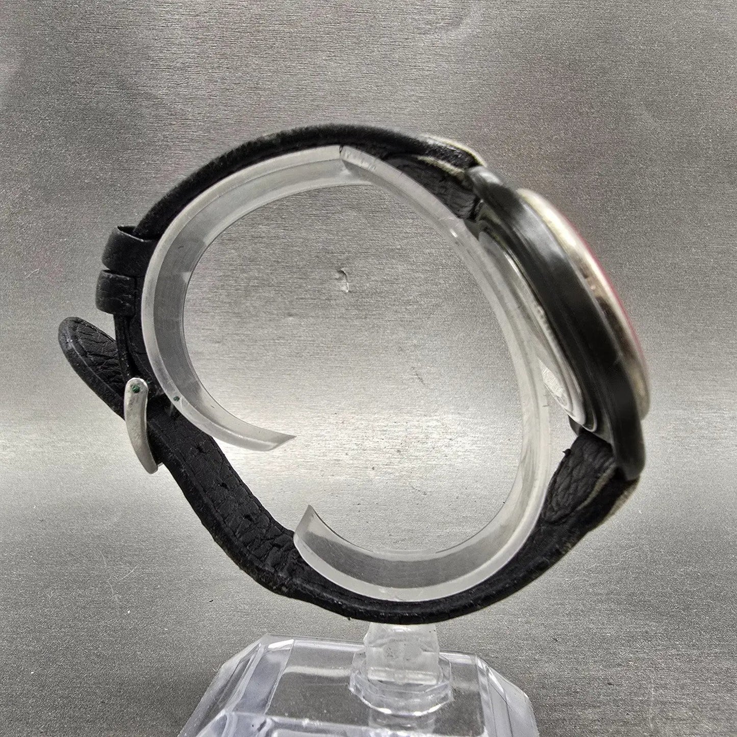 Victorinox Swiss Army Watch Men 38mm White Dial Black Tone Date Round PARTS7