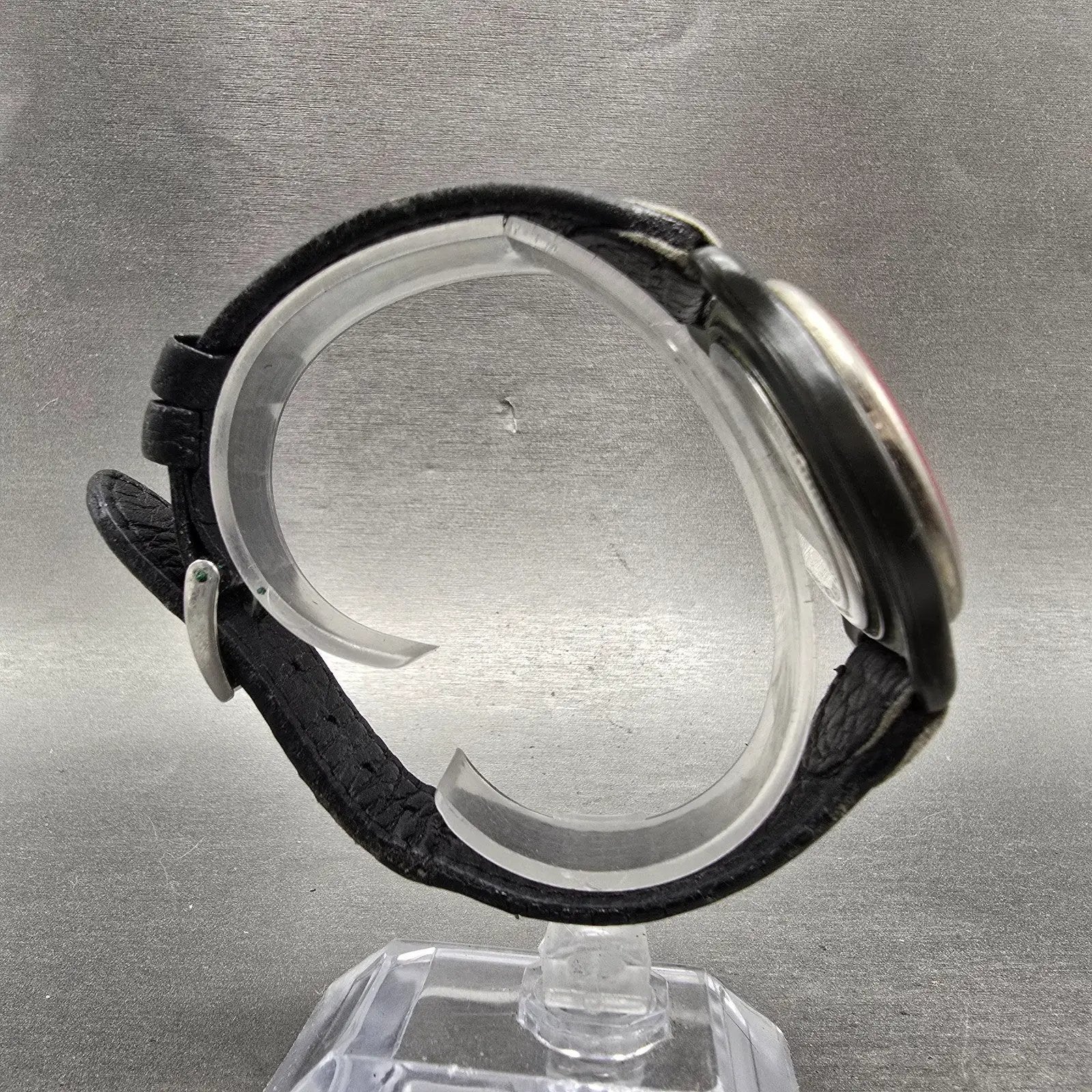 Victorinox Swiss Army Watch Men 38mm White Dial Black Tone Date Round PARTS7