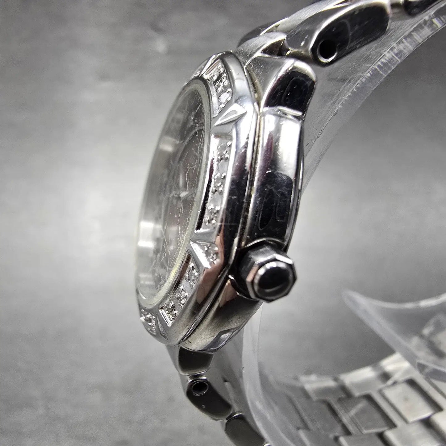Citizen Eco-Drive Watch Women 26mm Brown Dial Silver Tone E031-S053650 Runs2