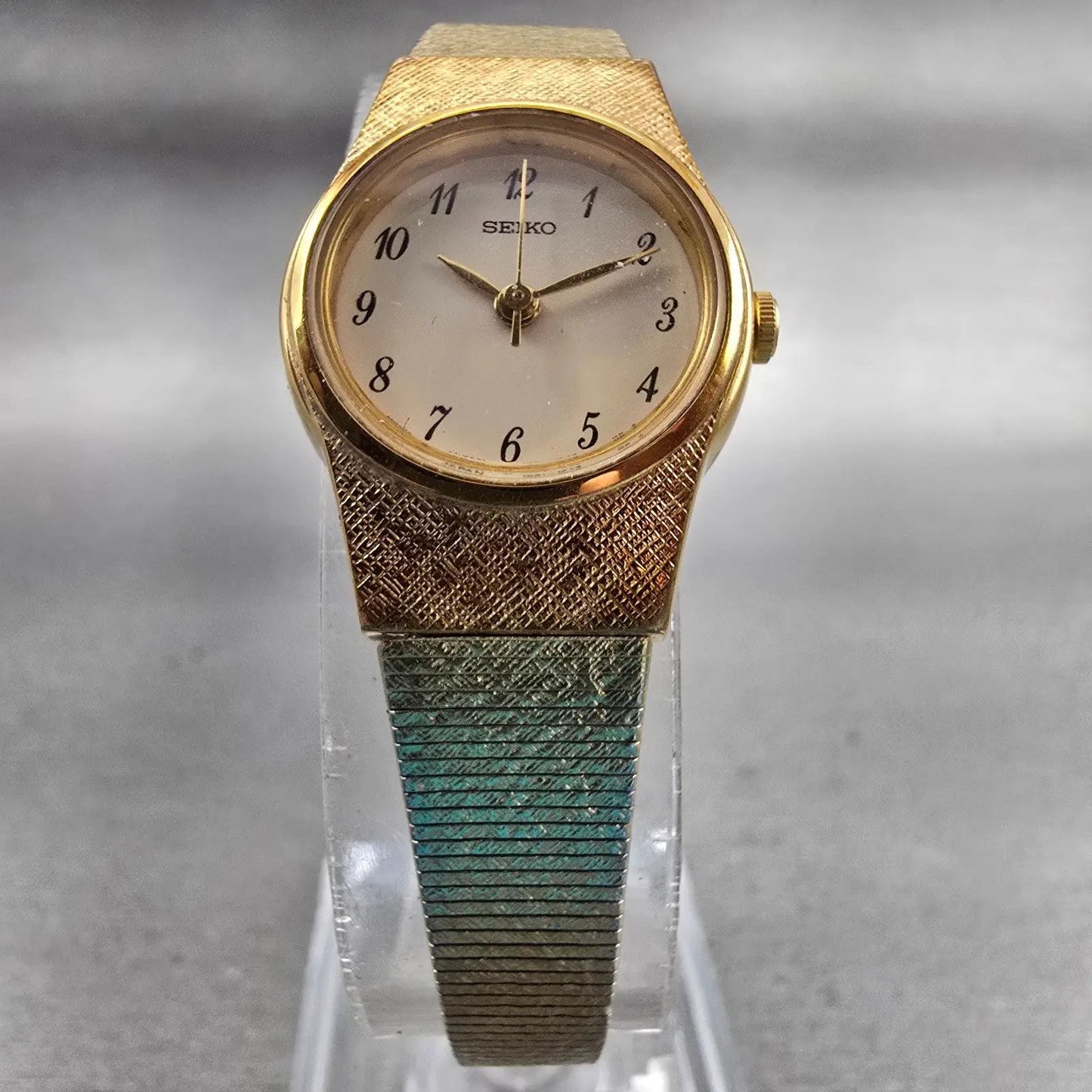 Seiko Watch Women 19mm Cream Dial Gold Tone Round 1N01-0K50 New Battery Vintage5