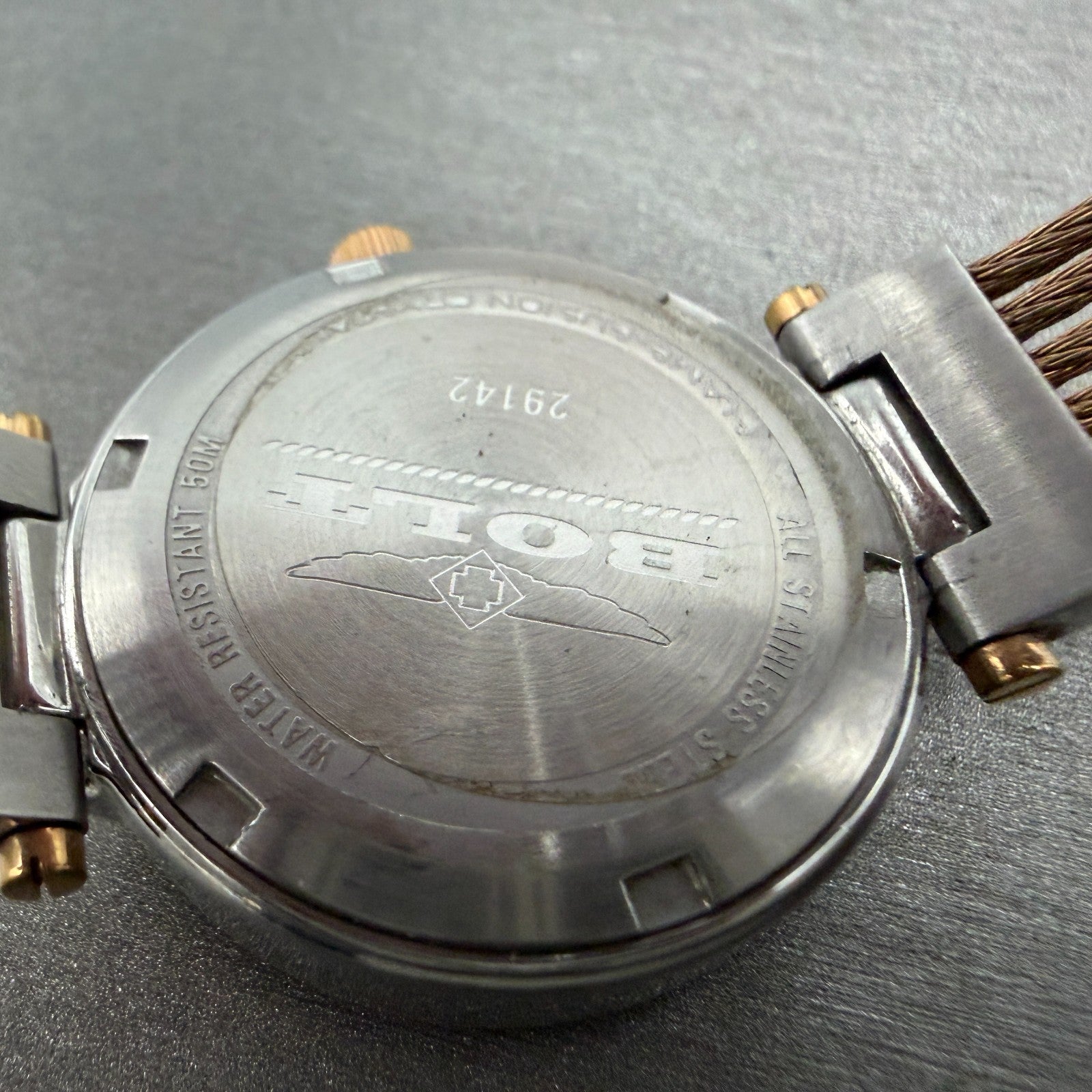 Invicta Bolt Watch Women 30mm MOP Dial Two Tone Round 29142 New Battery9