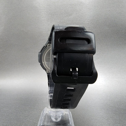 Casio WS220 Watch Men 50mm Digital Black Tone Alarm Chrono Solar PARTS8