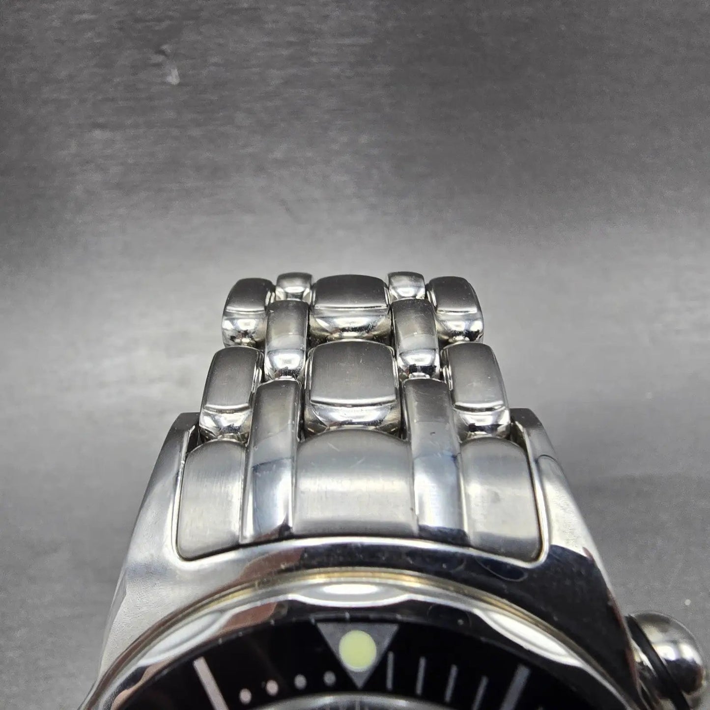 Invicta Pro Diver Chronograph Watch Men 45mm Black Dial Silver Tone Date New Bat4