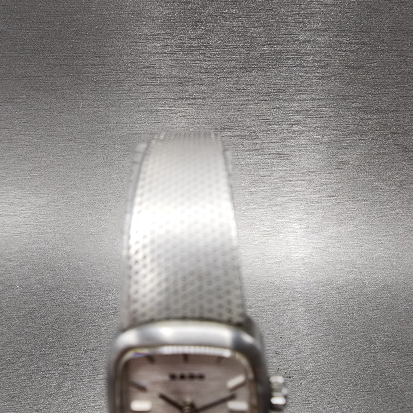Rado Silky Watch 19mm Women Silver Dial Silver Tone Manual Rectangle Runs5