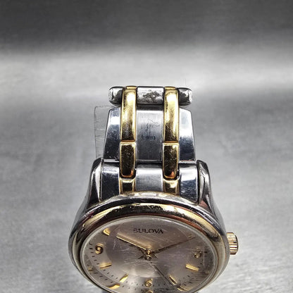 Bulova Watch Women 30mm Silver Dial Two Tone Round 98L218 New Battery4