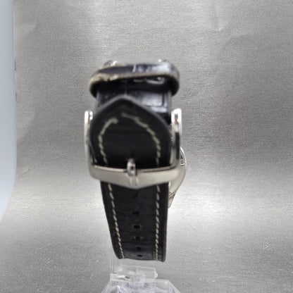 Citizen Reguno Solar Watch Men 40mm Black Dial Steel Daydate J800-R006185 Runs7