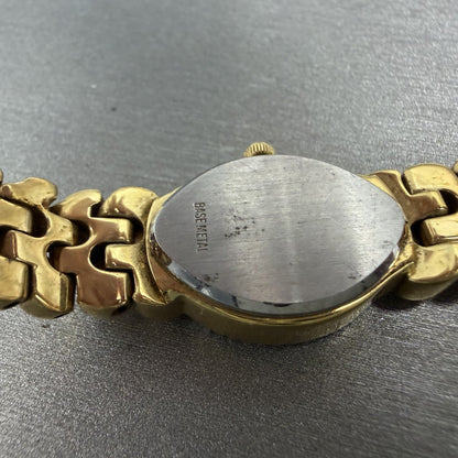 Wittnauer Watch Women 16mm Pink Dial Gold Tone Diamond Bezel SS8234 5120 New Bat9