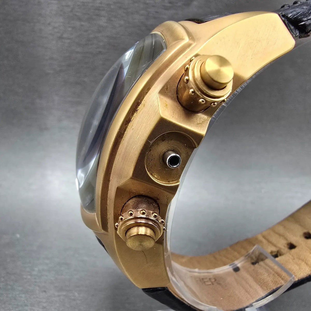 Invicta Lupah Chronograph Watch Men 47mm Back Dial Rose Gold 6736 READ! New Batt2