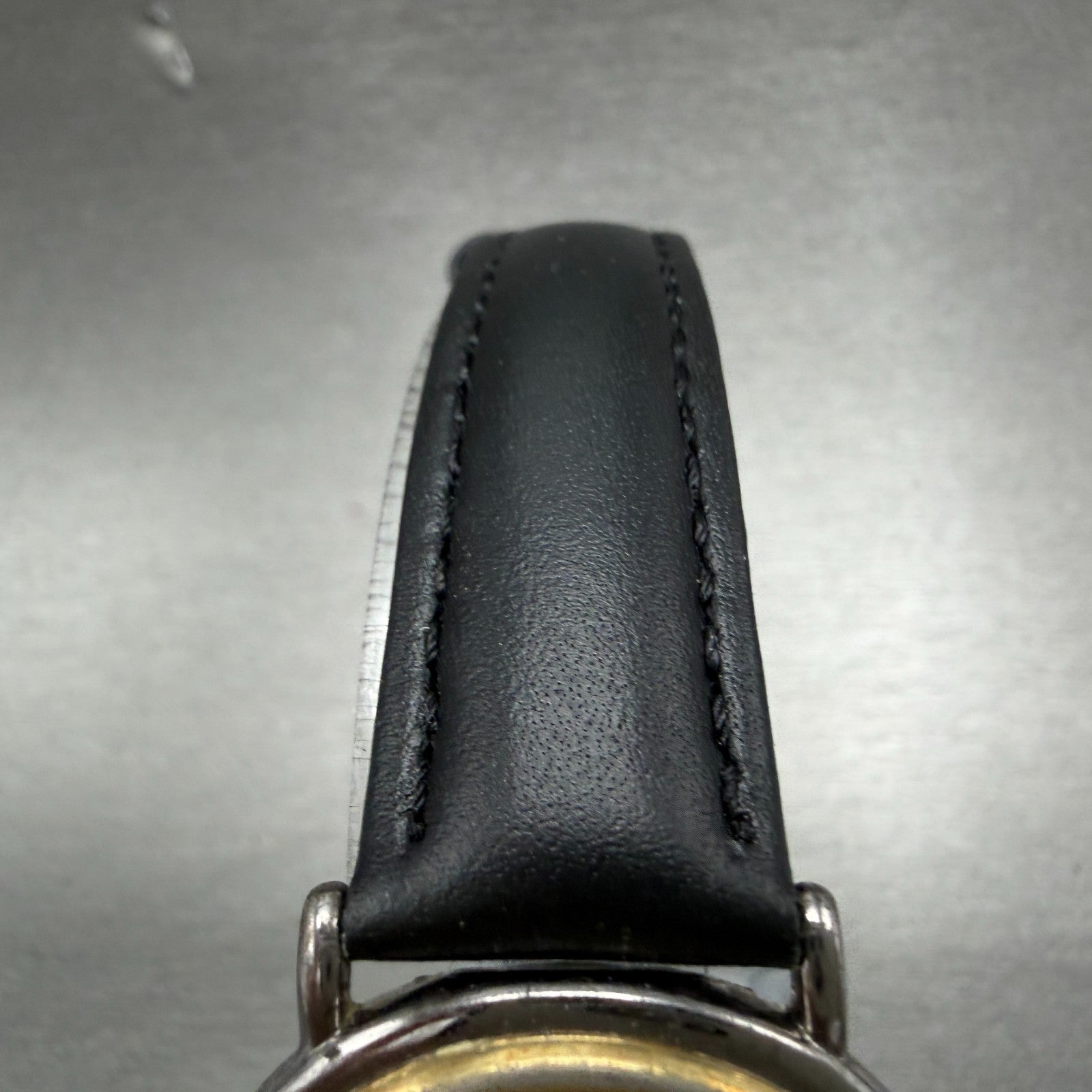 Seiko Alba  Watch Men 31mm Gray Dial Two Tone Round V321-6010 New Battery VTG4