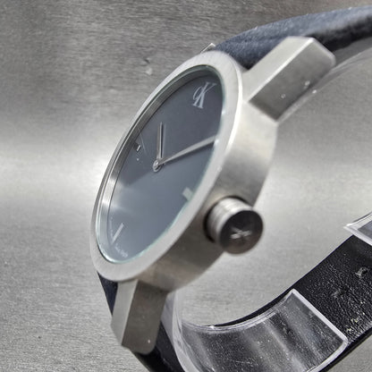 Calvin Klein Watch Men 35mm Gray Dial Silver Tone Round K7111 PARTS3
