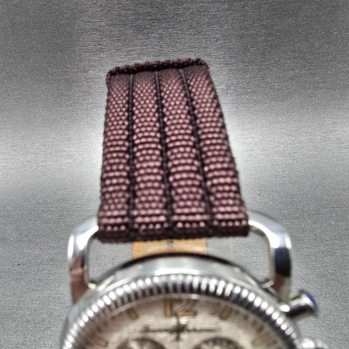 Tommy Bahama Chronograph Watch Men 38mm Cream Dial Steel Date TB1022 New Battery4