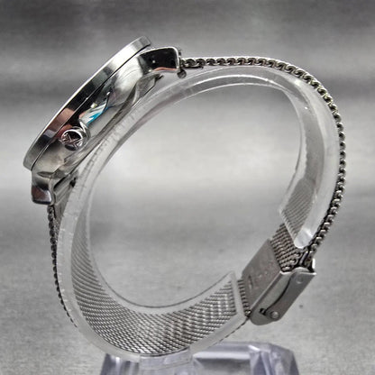 Skagen Ancher Watch Women 30mm Silver Dial Silver Tone Round SKW2478 New Battery6
