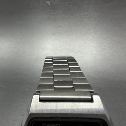 Casio 58 S005 Watch Men 36mm Digital Silver Tone Daydate New Battery Vintage ABC5