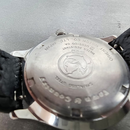 Orient Town & Country Surf Designs Watch Men 36mm Silver Dial Steel Date NewBat9
