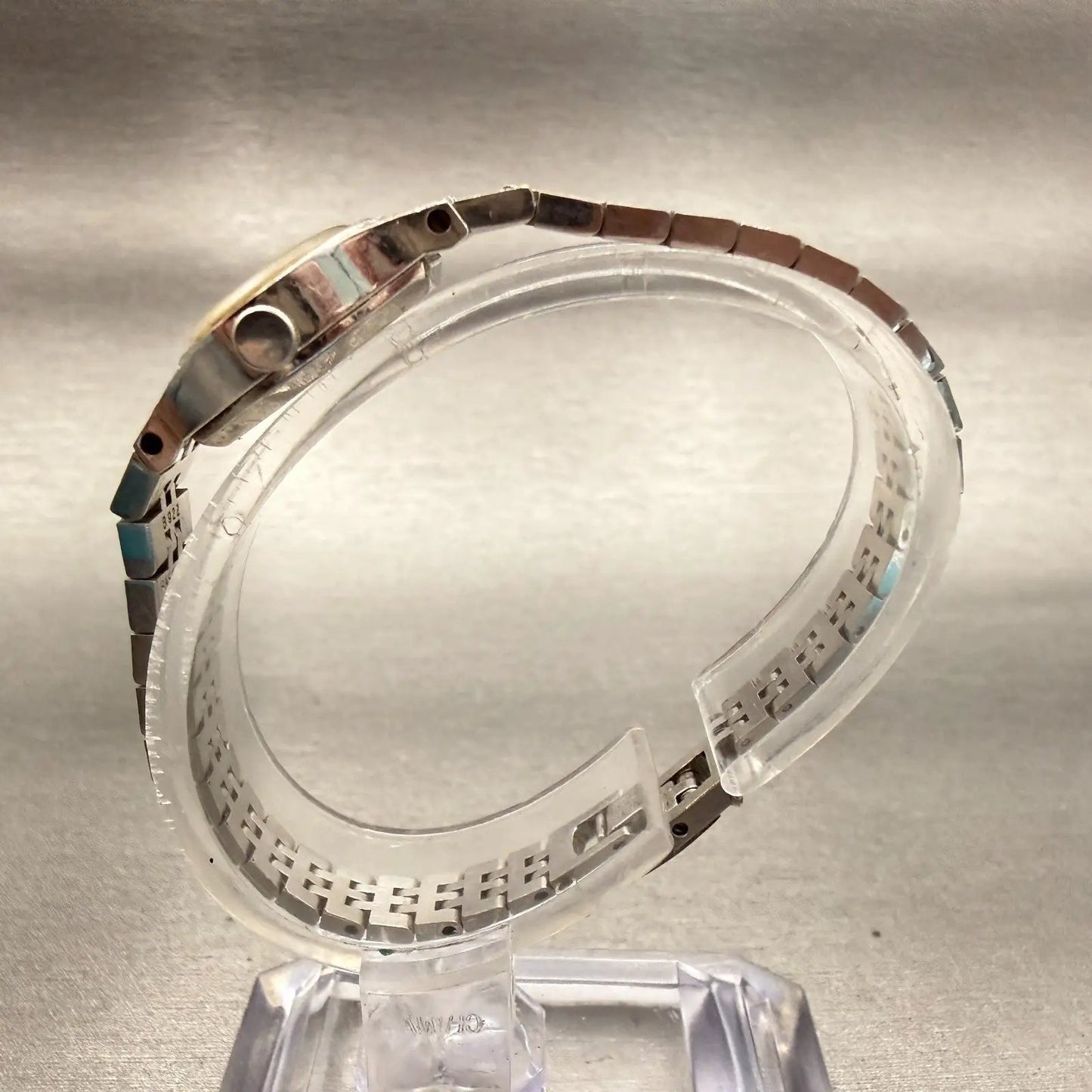 Seiko Watch Women 17mm Silver Dial Silver Tone Oval 1400-7389 New Battery VTG6