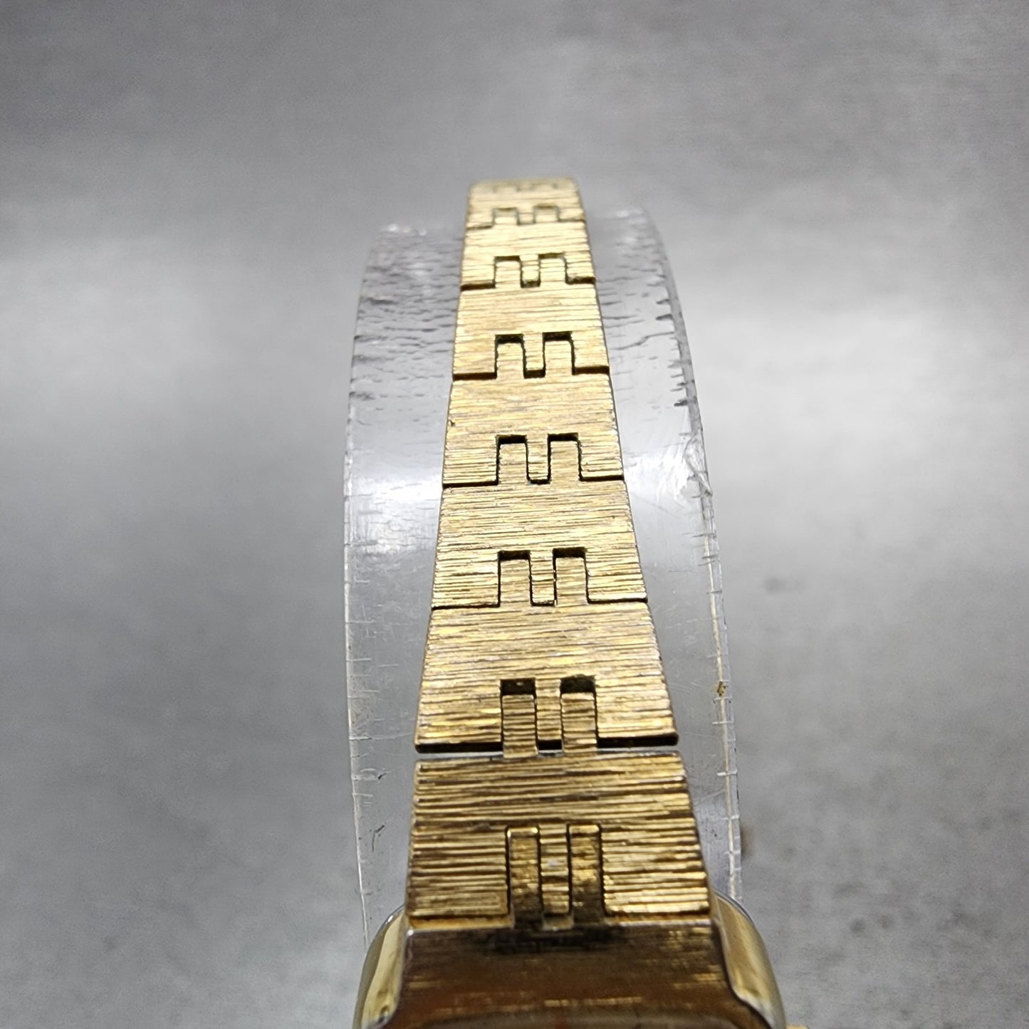 Citizen CQ Tank Watch Women 15mm Cream Dial Gold Tone Rectangle New Battery4
