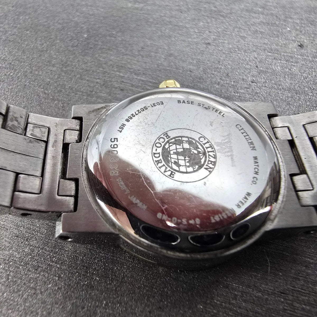 Citizen Eco-Drive Elektra Watch Women 24mm MOP Dial Two Tone Diamonds Round Runs9