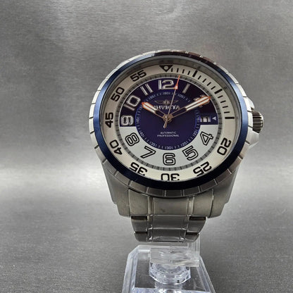 Invicta Specialty Automatic Watch Men 45mm White Dial Steel Date 1832 Runs GYGUJ5