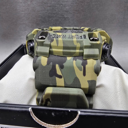Activa x Invicta BlackOps Watch Men 56mm Camouflage Alarm Chronograph Ana Digi4