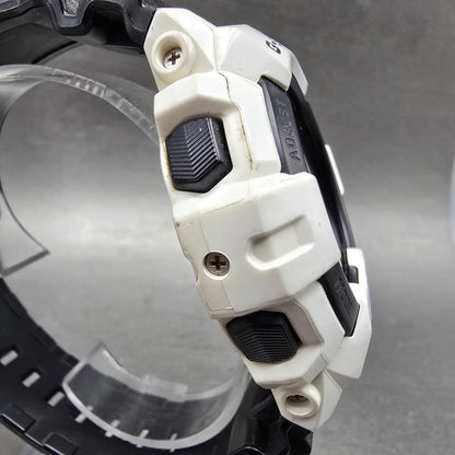 Casio G-Shock GWX-8900B Watch Men 53mm White Black Alarm Chronograph Solar Runs3