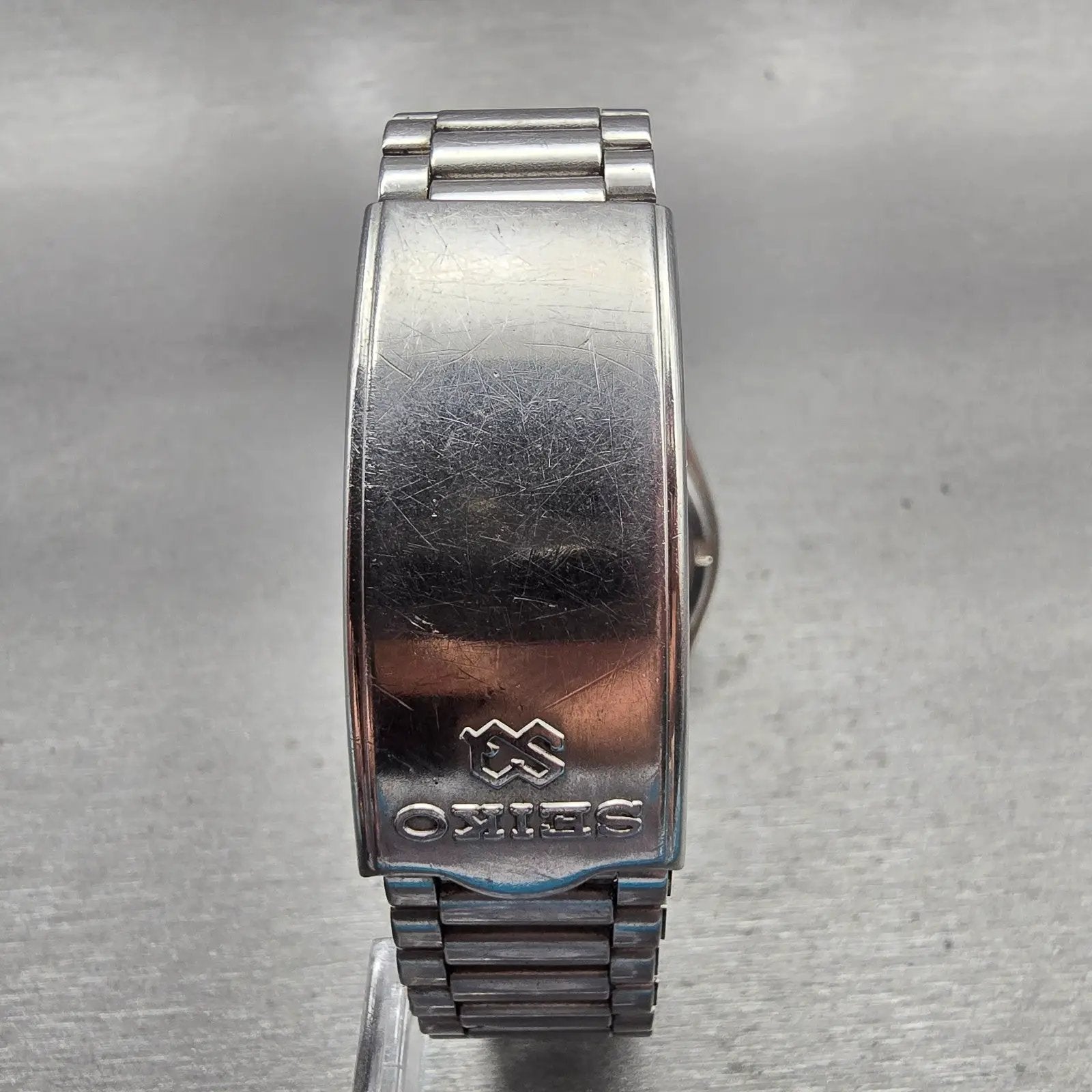 Seiko SQ Railroad Approved Watch Men 34mm White Dial Daydate 8223-8049 New Batt7