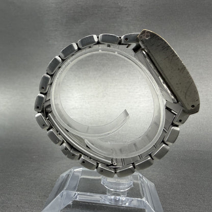 Nixon In charage Watch Women White 30mm Dial Silver Tone Rectangle New Battery8