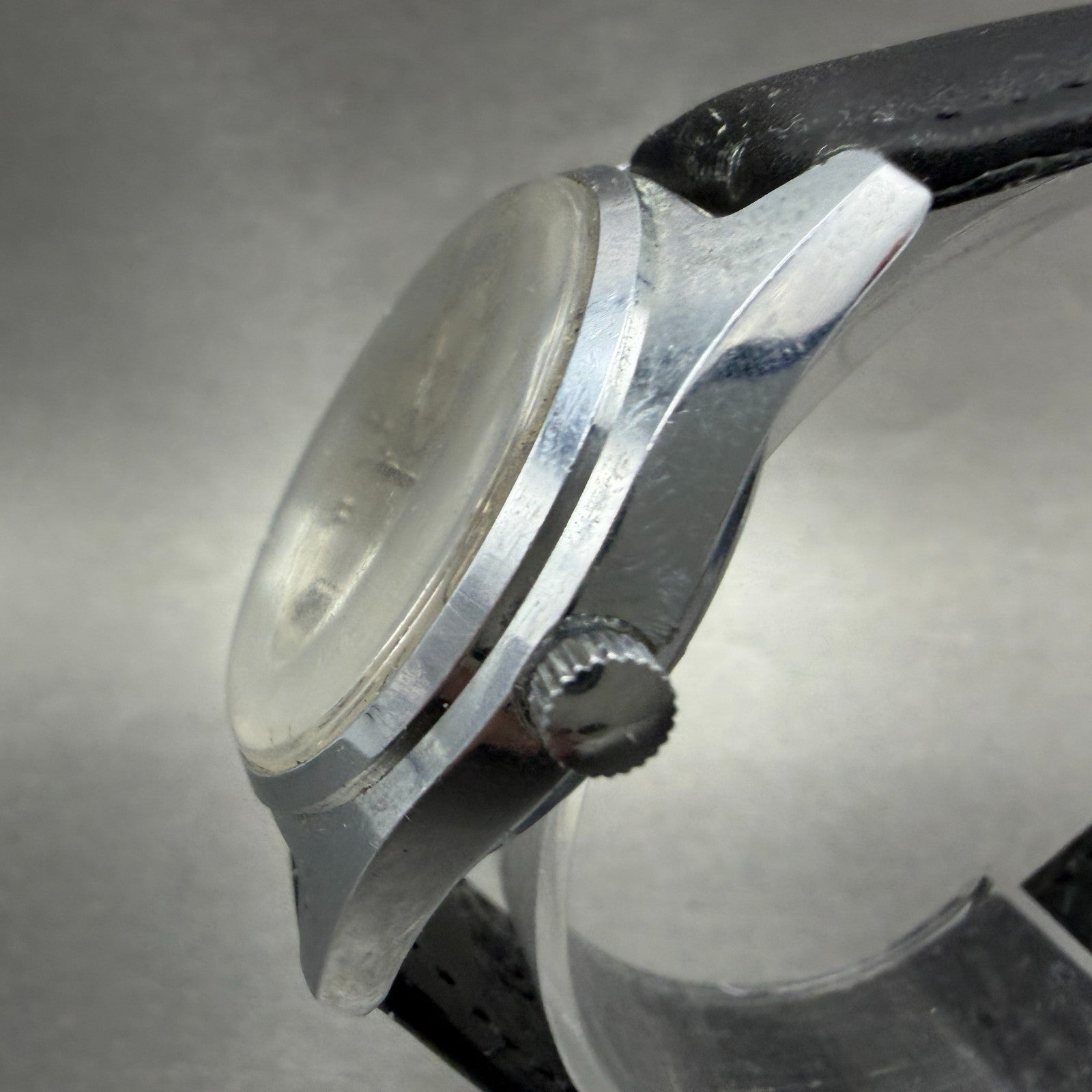 Seiko School Time Watch Men 35mm Silver Dial Steel Date Manual 5000-7000 Runs2