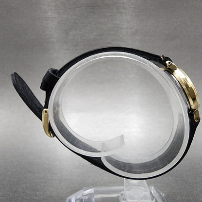 Seiko Lucent Watch Women 22mm White Dial Gold Tone 4n21-0360 New Battery
