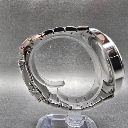 Bulova Harley Davidson Watch Men 42mm Gray Dial Silver Tone 76A157 New Battery8