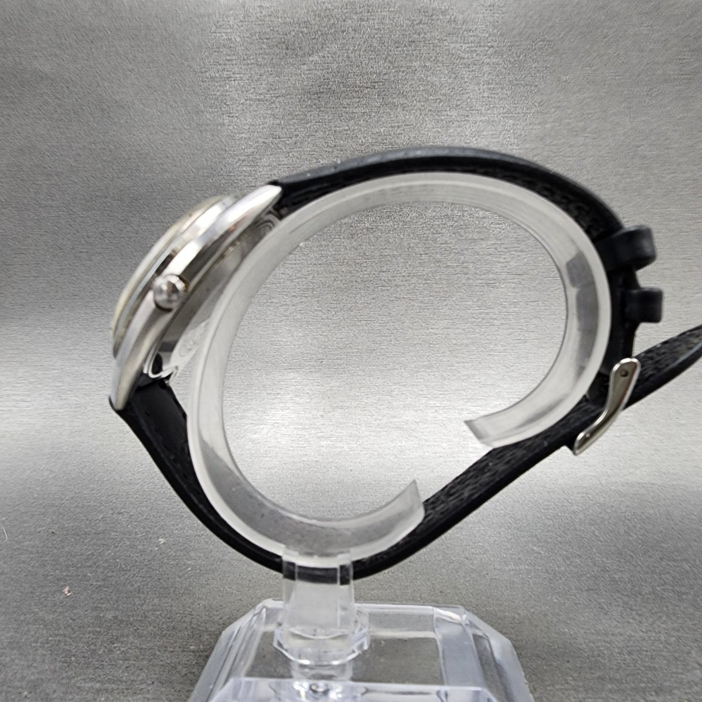 Seiko Lord Matic Watch Men 37mm Silver Dial Silver Tone Daydate Runs READ!!!!!!!6