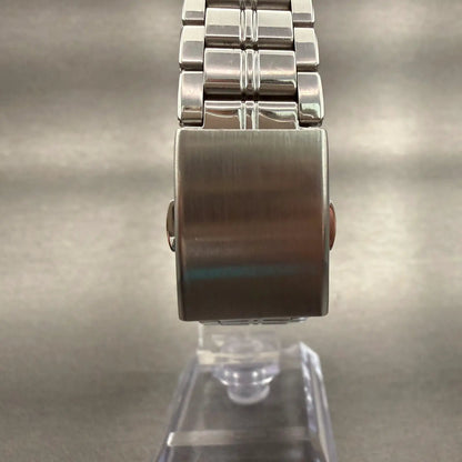 Seiko Avenue Watch Men 32mm White Dial Silver Tone Round 7N01-6680 New Battery7